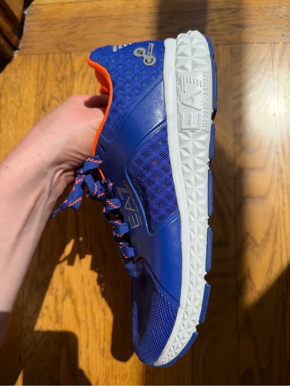 Gently Used - Emporio Armani EA7 Royal Blue Sneakers (US 6.5)